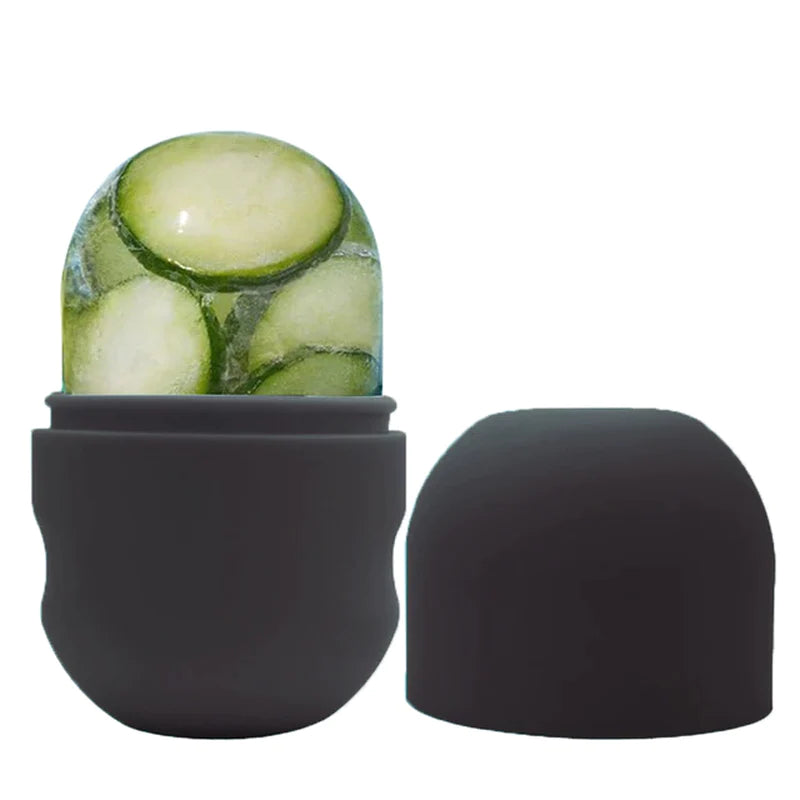 Ice Roller for Face Eyes and Neck Ice Cube Mold Beauty Skin Care Gua Sha Tools Brightens Skin Reusable Facial Treatment Tools