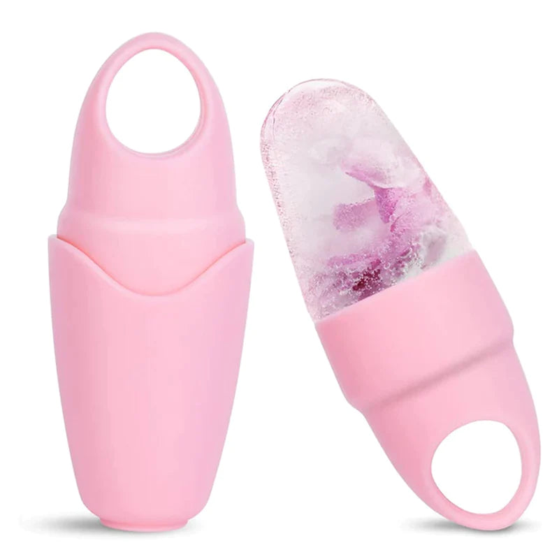 Ice Roller for Face Eyes and Neck Ice Cube Mold Beauty Skin Care Gua Sha Tools Brightens Skin Reusable Facial Treatment Tools